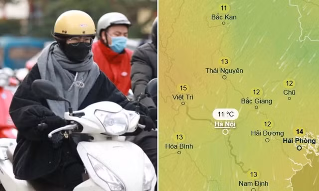 Không khí lạnh mạnh sắp về miền Bắc, khi nào Hà Nội có thể chạm mức 11 độ C?
