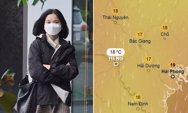 Hôm nào Hà Nội có thể lại rét 18 độ do không khí lạnh liên tục tăng cường?