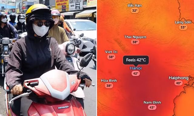 Nắng nóng ở Hà Nội sau nhiều ngày mát mẻ