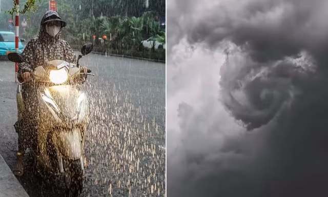 “Mây xoắn ốc” xám sẫm xuất hiện trên bầu trời Hà Nội là dấu hiệu thời tiết gì?