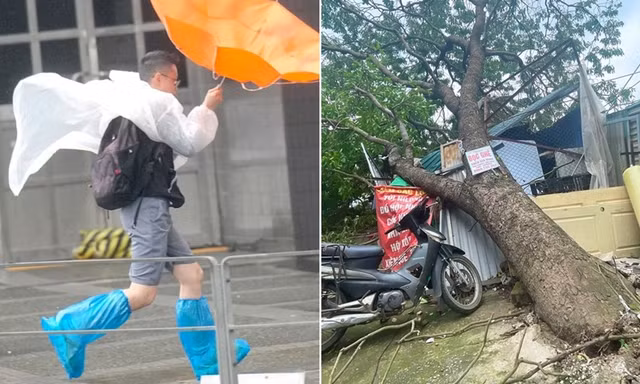 Hà Nội có thể có gió rất mạnh và dông lốc dù bão Wipha không đi qua, vì sao?