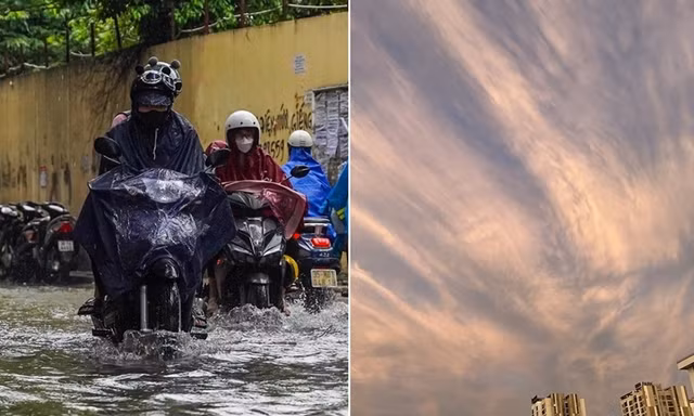 Những vệt mây lạ ở Hà Nội: Có phải là “người đưa tin sớm” của bão Ragasa?