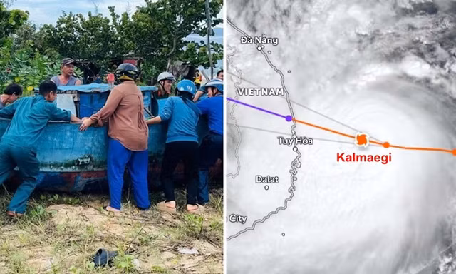 Bão số 13 Kalmaegi mạnh gần cấp siêu bão, có thể thách thức vị trí của Yagi