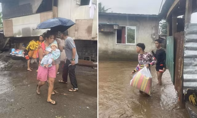 Video bão Matmo đổ bộ Philippines với gió giật cấp 17, gây mưa lớn, nước dâng