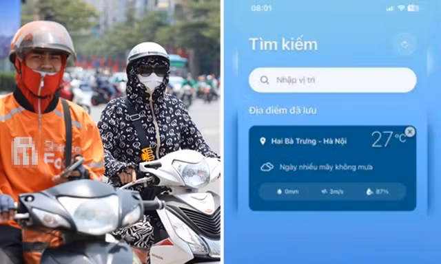 Dự báo thời tiết trên điện thoại hay “lệch”? Đã có một ứng dụng khác biệt