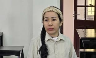 Bị cáo Đinh Thị Lan.