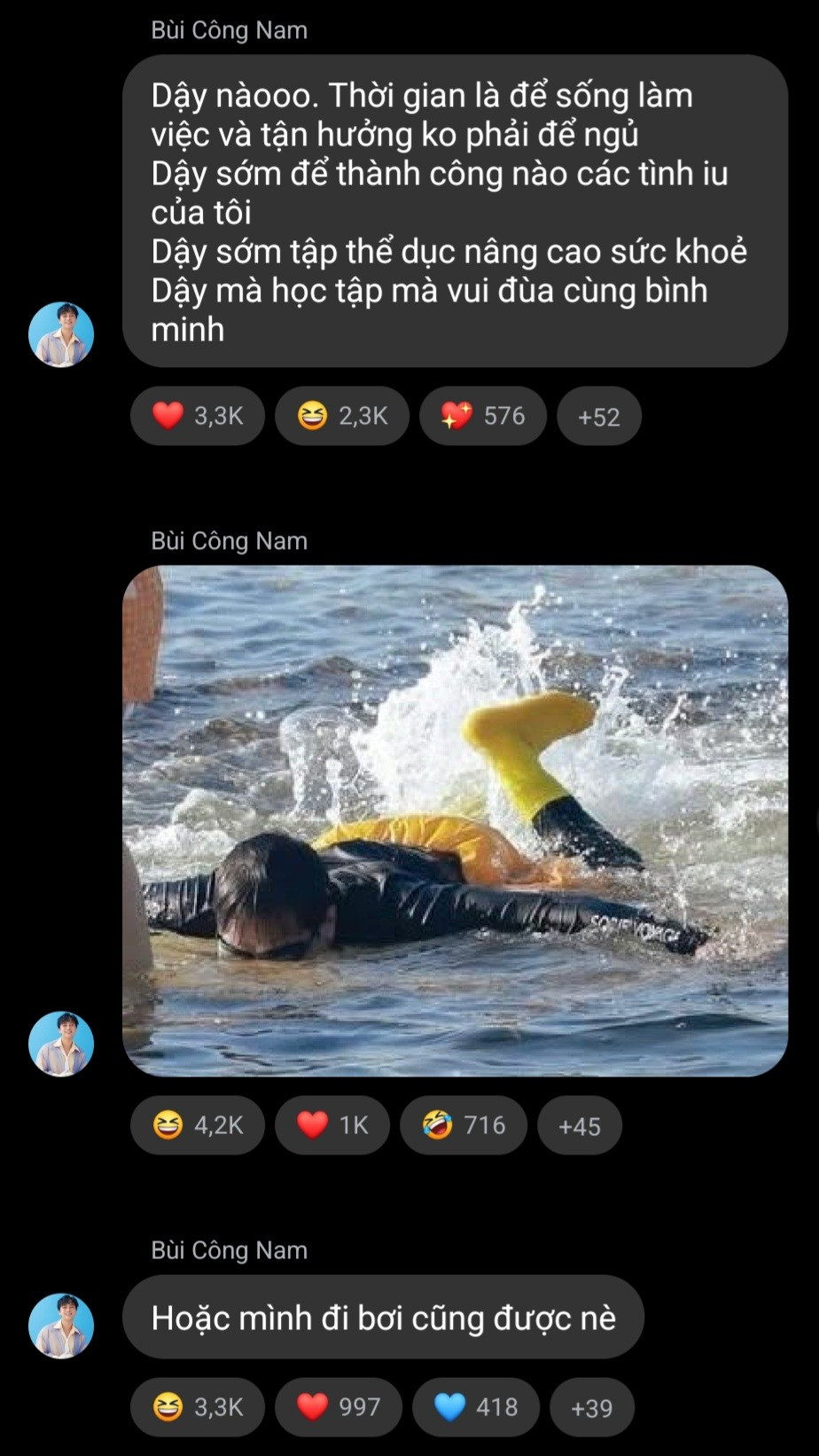"Nguyên liệu" có sẵn chỉ chờ các fan "nấu" thành meme. bui-cong-nam-baby-nam-7.jpg