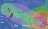 Bão Matmo di chuyển rất nhanh, đổ bộ khoảng cấp 10
