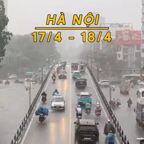 Hà Nội có mưa rải rác, nhiệt hạ nhẹ