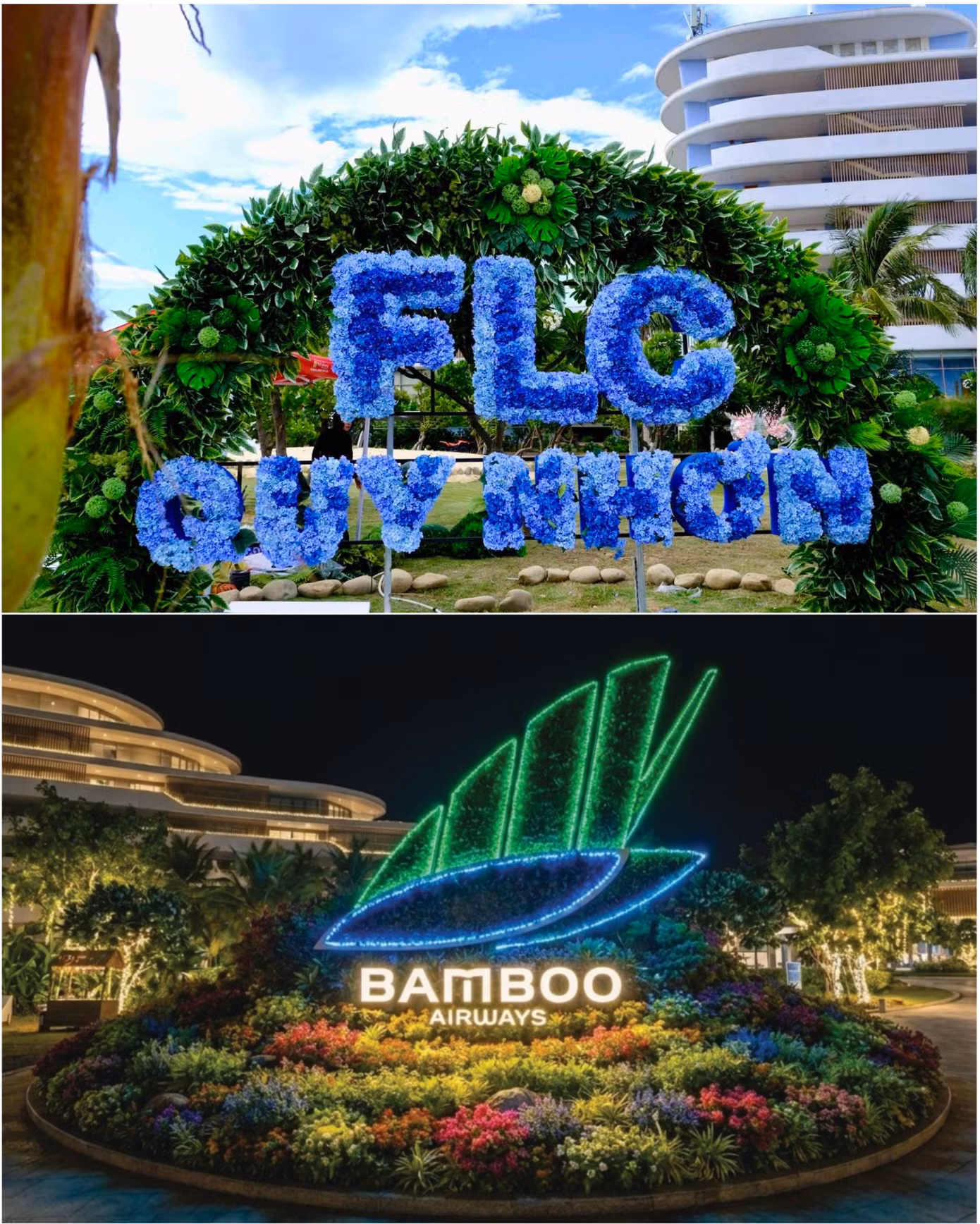 Dấu ấn FLC Quy Nhơn và Bamboo Airways hiện diện trong các tiểu cảnh, góp phần kể câu chuyện đại ngàn chạm biển xanh