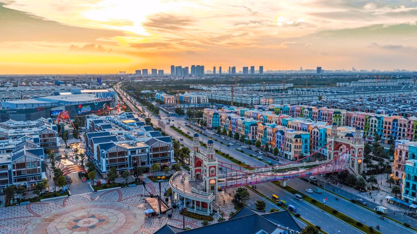 Triển vọng phát triển của Ocean City không chỉ đến từ quy hoạch nội khu mà còn gắn liền với quá trình phát triển hạ tầng phía Đông Hà Nội. Ảnh: PV