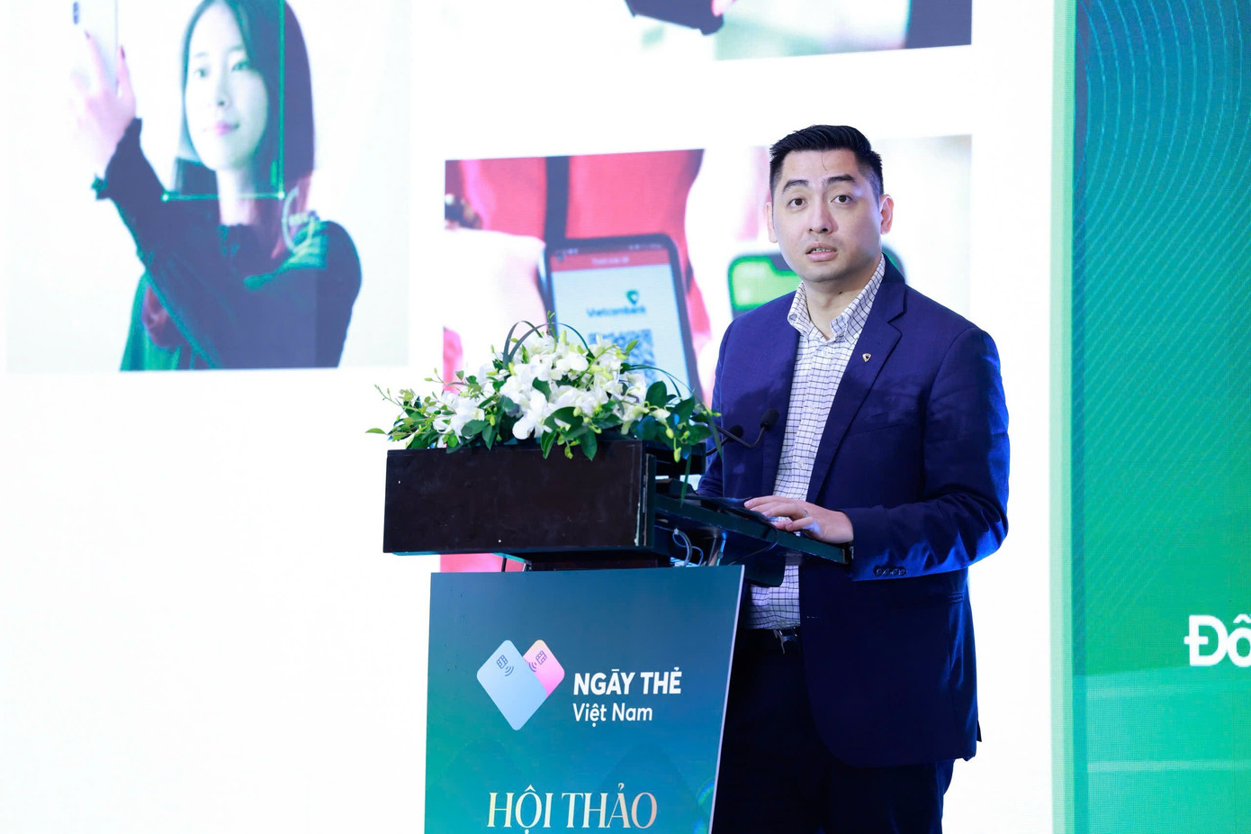 Ông Trần Văn Thành - Phó Trưởng Phòng Phát triển Kênh số và Đối tác Ngân hàng TMCP Ngoại thương Việt Nam (Vietcombank).