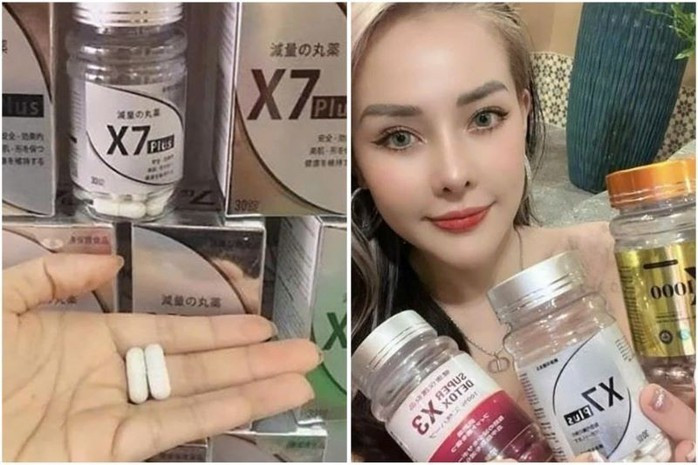 Ngân 98 và các sản phẩm giảm cân do cô này kinh doanh.