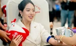 Thanh Thủy, Cẩm Ly cùng hàng nghìn sinh viên hiến máu