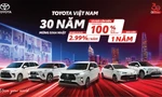 Bùng nổ ưu đãi chúc mừng sinh nhật 30 năm của Toyota Việt Nam 