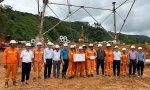 Tổng giám đốc EVN động viên người lao động EVNNPT thi công đường dây 500kV Lào Cai – Vĩnh Yên