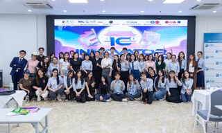 Đội ngũ Ban tổ chức cuộc thi IC Innovator 2026 tại sự kiện công bố.