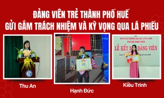 Đảng viên trẻ thành phố Huế gửi gắm trách nhiệm và kỳ vọng qua lá phiếu
