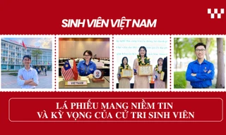 Lá phiếu mang niềm tin và kỳ vọng của cử tri sinh viên