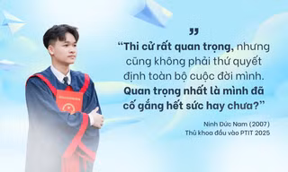 Thủ khoa PTIT chia sẻ điều quan trọng nhất trước kỳ thi THPT: ‘Đừng để áp lực làm rối những gì mình đã học’ 