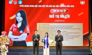 Ngô Thị Hải Yến - Từ Học sinh 3 Tốt cấp Trung ương đến Sinh viên 5 Tốt, sinh viên tiêu biểu Học viện Tài chính