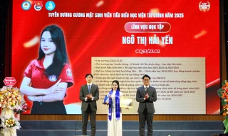 Ngô Thị Hải Yến - Từ Học sinh 3 Tốt cấp Trung ương đến Sinh viên 5 Tốt, sinh viên tiêu biểu Học viện Tài chính