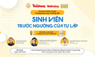 Chương trình toạ đàm hướng nghiệp “Trường học hay Trường đời” số 9 sẽ diễn ra tại Trường Cao đẳng Sư phạm Trung ương vào chiều thứ Hai, ngày 19/1/2026.