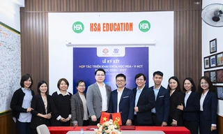 Đại diện SSStudy & HSA Education tham gia ký kết hợp tác.