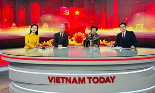 Hai MC trẻ lần đầu dẫn trực tiếp lễ khai mạc Đại hội Đảng XIV bằng tiếng Anh trên Vietnam Today là ai?