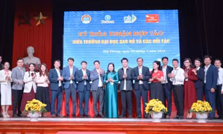 Trường Đại học Sao Đỏ ký kết hợp tác đào tạo với các doanh nghiệp