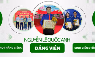 Thủ lĩnh sinh viên ngành Quản lý đất đai với hành trình chinh phục danh hiệu ‘Sao Tháng Giêng’, ‘Sinh viên 5 tốt’