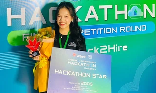 Bùi Hồ Ngọc Hân: Nữ sinh Công nghệ thông tin chinh phục giải Star Award tại VPBank Hackathon - Senior Track 2025