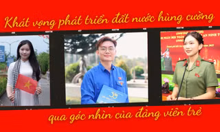 Khát vọng phát triển đất nước hùng cường qua góc nhìn của đảng viên trẻ