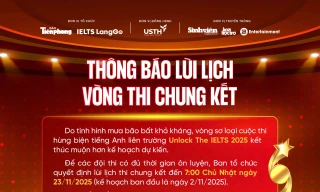 Lùi lịch thi chung kết cuộc thi hùng biện tiếng Anh liên trường Unlock The IELTS 2025