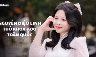 Nguyễn Diệu Linh - Thủ khoa khối A00 toàn quốc quê Hưng Yên : 'Ngoại thương là ước mơ của em từ năm lớp 10'