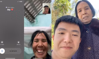 Cuộc gọi Zalo đầu tiên của mẹ và niềm hạnh phúc giản dị của người con làm ăn xa nhà