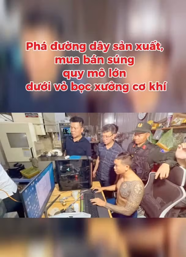 TP NOW: Phá đường dây sản xuất vũ khí quân dụng, trái phép quy mô lớn