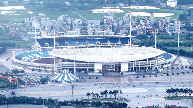 Để xây một khu liên hợp thể thao tại TPHCM như sân Mỹ Đình và Cung thể thao dưới nước cần khoảng 100 triệu USD. Ảnh: VSI