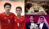 Dân mạng hài hước ghép cả "ảnh cưới" cho cặp đôi U23 Văn Khang và Đình Bắc
