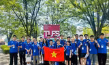 Đoàn học sinh Việt Nam hoàn thành bài thi tại vòng Chung kết quốc tế AIMO 2025 ở Nhật Bản