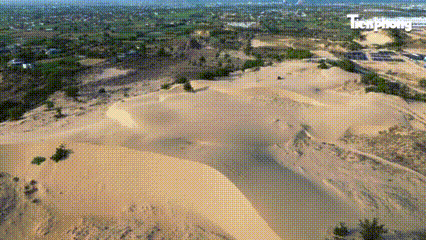 Tận thấy 'tiểu sa mạc' ở Khánh Hòa