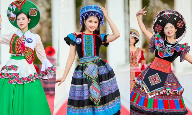 Hoa hậu Du lịch Dân tộc Việt Nam 2025 trình diễn thời trang trên cầu kính dài nhất thế giới ở Mộc Châu