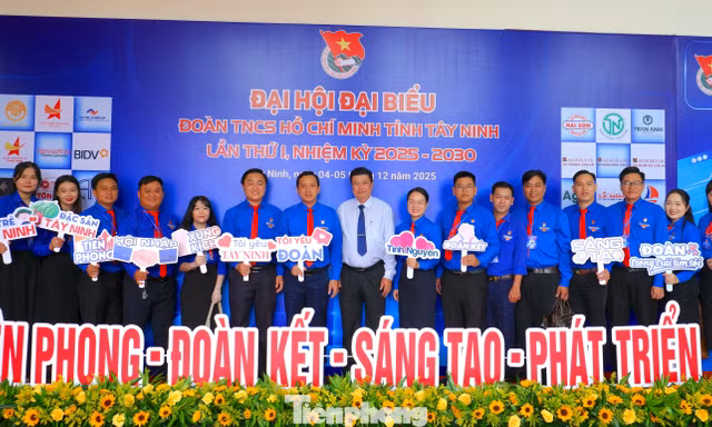 295 đại biểu dự Đại hội Đoàn tỉnh Tây Ninh lần thứ I, nhiệm kỳ 2025 – 2030