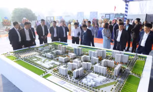 Hà Nội khởi công khu nhà ở xã hội kiểu mẫu giáp Công viên Kim Quy