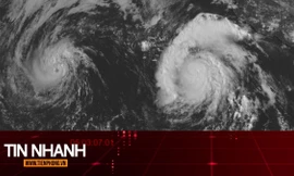 TIN NHANH: Khả năng xuất hiện bão cấp 'cuồng phong' nối đuôi áp thấp nhiệt đới