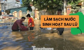 Những bước làm sạch nước cấp tốc cho người dân vùng lũ