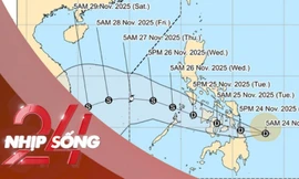 NHỊP SỐNG 24: Philppines cảnh báo về 'mầm' bão số 15