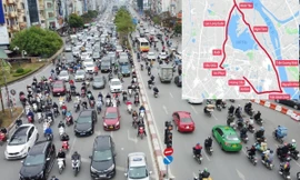 Phạm vi đường Vành đai 1 với 18 tuyến phố bao quanh.