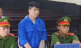 Bị cáo Sĩ tại phiên toà.