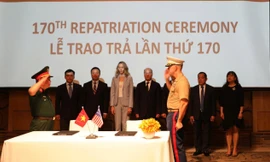 Lễ trao trả hài cốt quân nhân Mỹ lần thứ 170